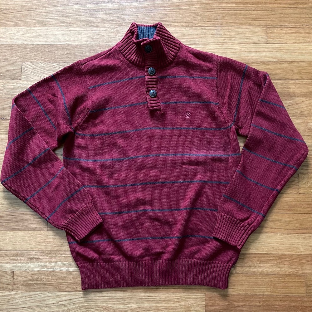 IZOD Men's button long sleeve sweater